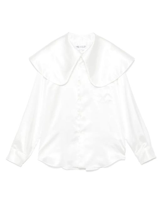 Comme des Garçons オーバーサイズカラー シャツ White