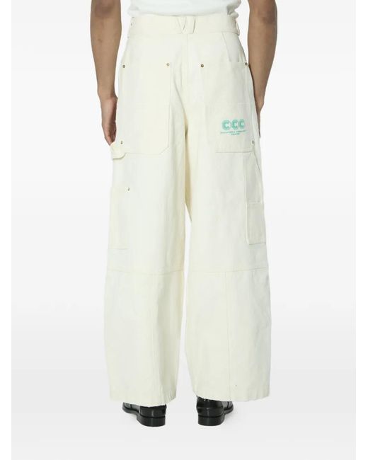 Willy Chavarria Natural Cargo Jeans for men