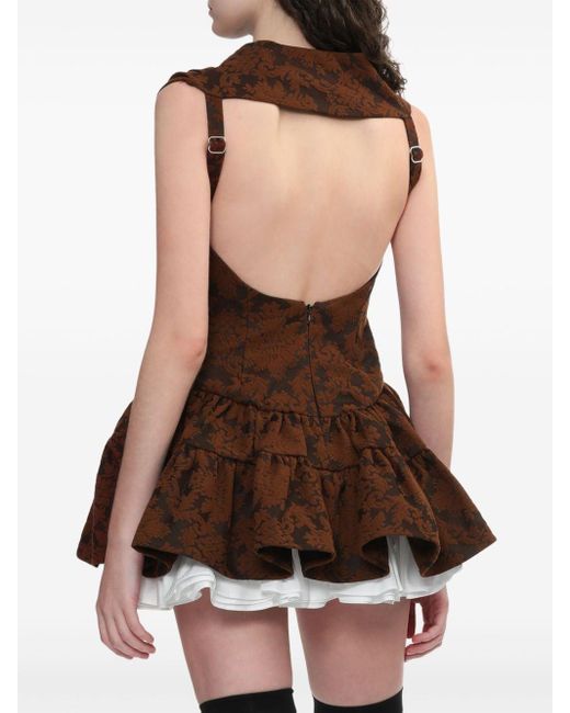 chinese dress ladies Organza Puff-Sleeve Bubble Dress – New York & Company main image 0