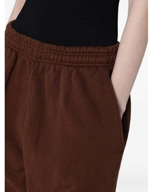 Entire studios Brown Elasticated-Waistband Shorts
