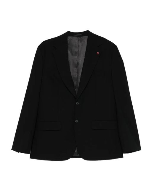 Liu Jo Black Single-Breasted Blazer for men