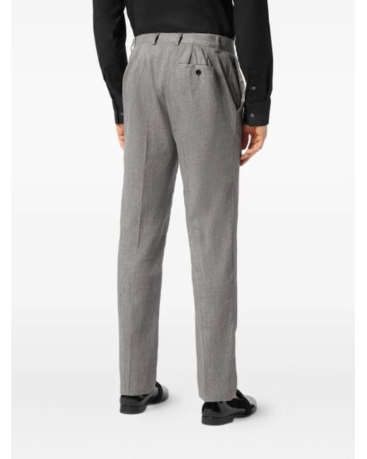 Philipp Plein Gray Joy Fit Trousers for men