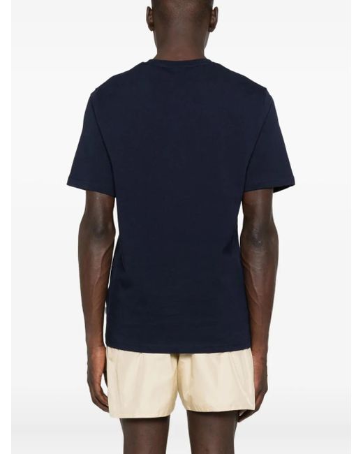 Les Deux Blue Racing Organic Cotton T-Shirt for men