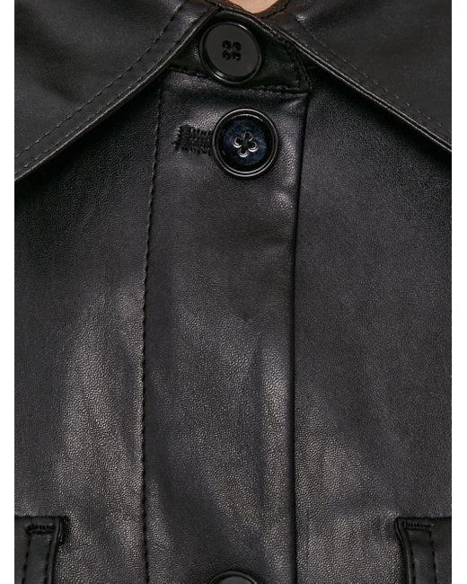 Giacca-Camicia Con Tasca di Drykorn in Black