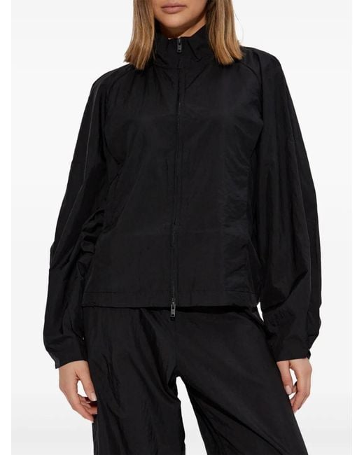 Y-3 Black Lightweight Zip-Up Jacket