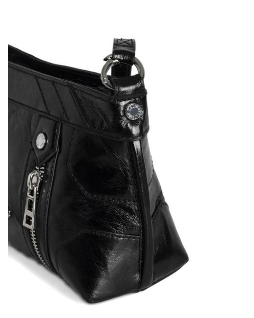 Zadig & Voltaire Black Sunny Mood Vintage Patent