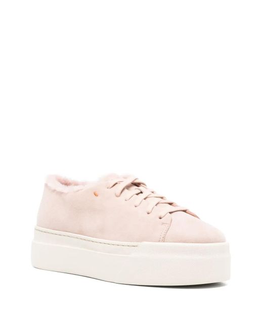 Santoni Pink Sneakers