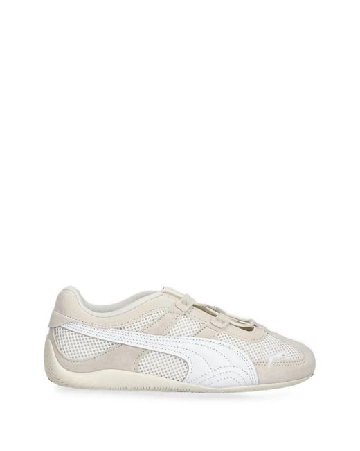 PUMA White Speedcat Go Panelled Sneakers