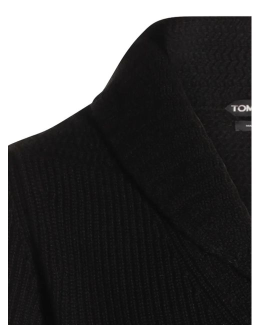 Tom Ford Black Cashmere Cardigan for men