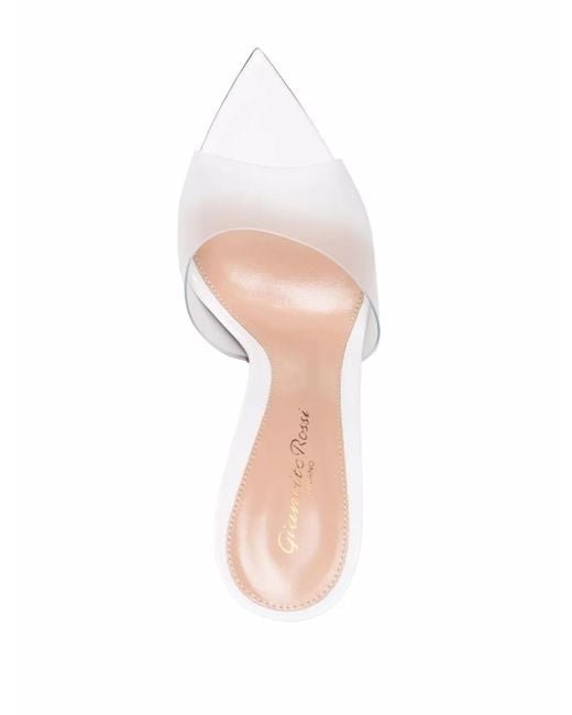 Gianvito Rossi White Elle Sandalen