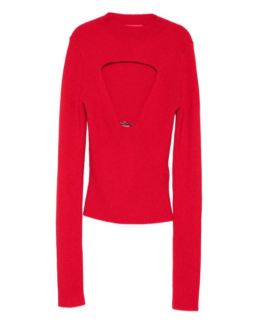 DIESEL Red Olina Wool Sweater