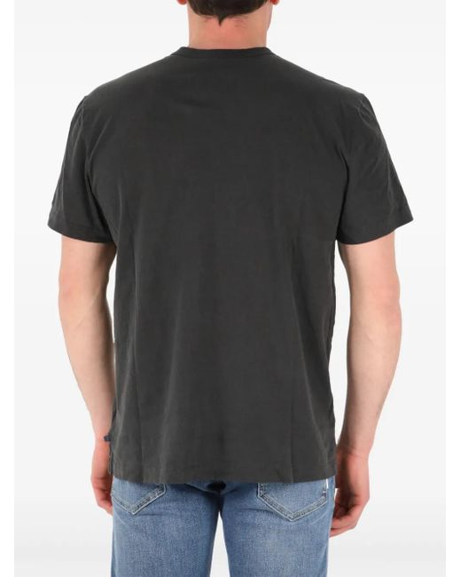 James Perse Gray T-shirt Girocollo In Jersey for men