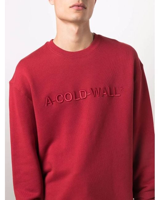 A_COLD_WALL* Logo-Embroidered Cotton Sweatshirt for men