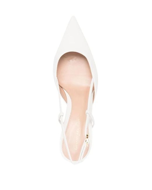 Gianvito Rossi Natural Pointed Toe Pumps