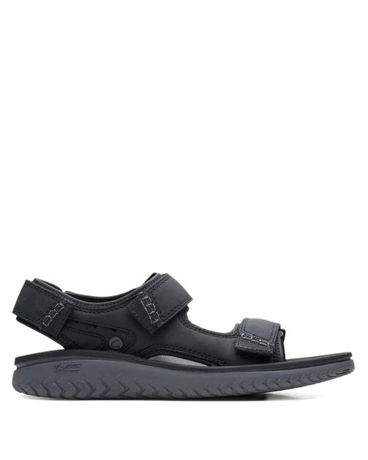 Clarks Wesley Bay Black Sandalen für Herren