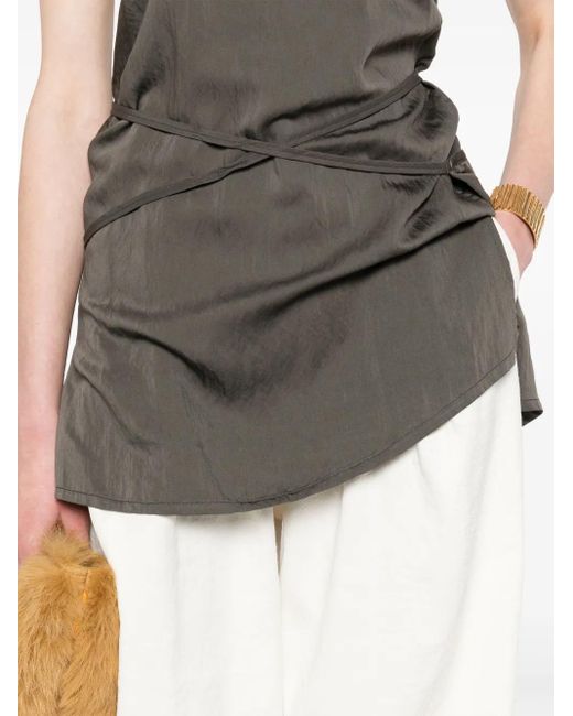 Lemaire Gray Apron Top