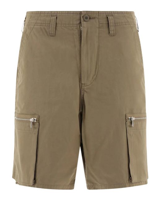 Nonnative Green Trooper 6P Zip-Pocket Cargo Shorts for men