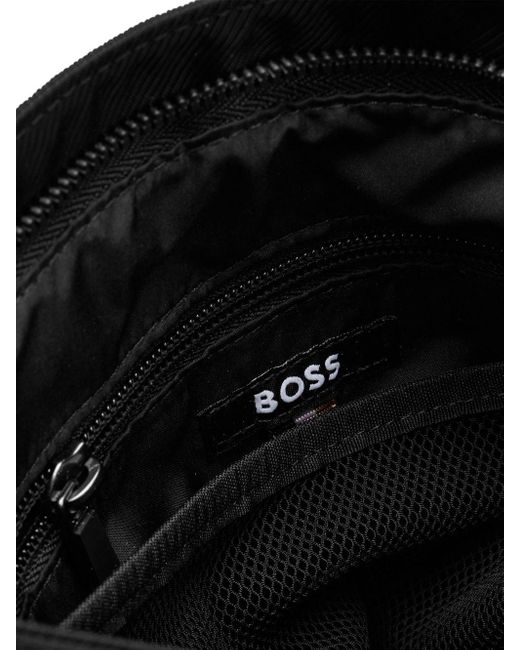 Boss Messengertas Met Logo-applicatie in het Black voor heren