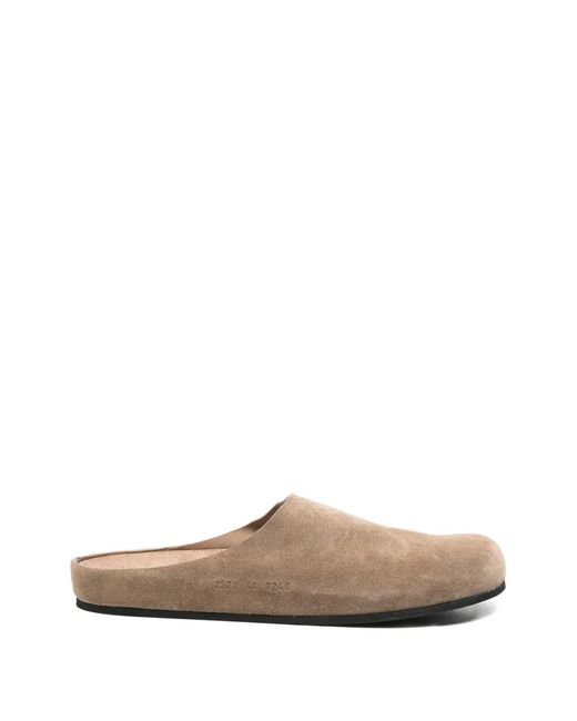 Common Projects Suède Klompen in het White voor heren