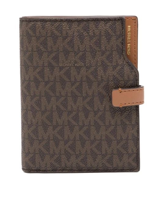 Michael Kors Brown Jet Set Passport Wallet