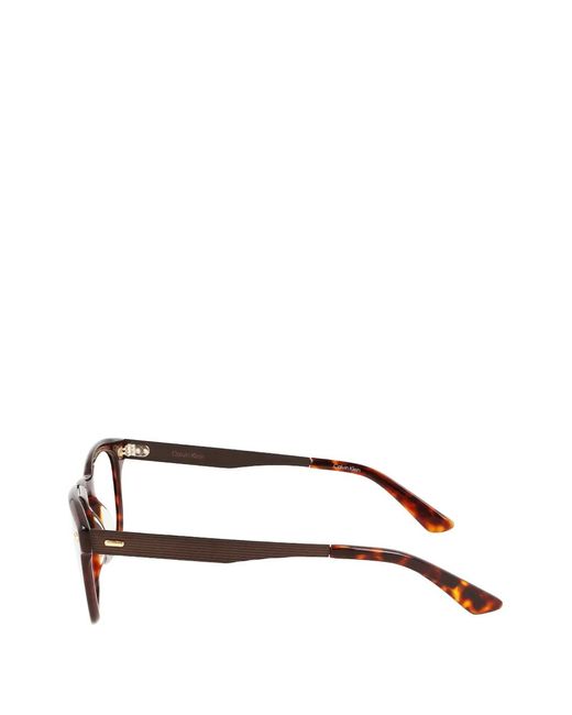 Calvin Klein Brown Square-Frame Glasses for men