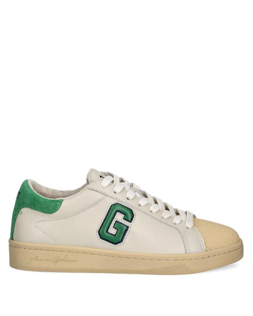 Gant Natural Leather Panelled Sneakers for men