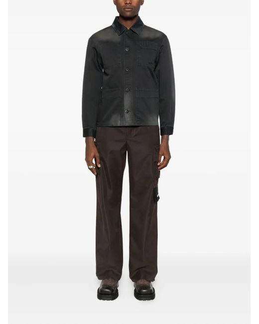 032c Black Buttoned Pocket Jacket