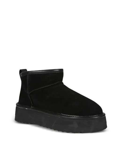 Hoor Black Vega Platform Boots