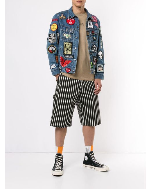 supreme patches denim trucker jacket