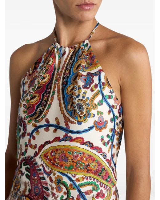 Etro White Printed Top