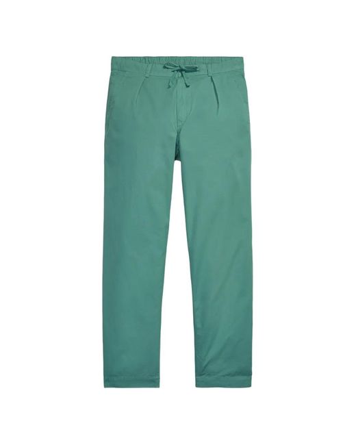Polo Ralph Lauren Green Drawstring Trousers for men