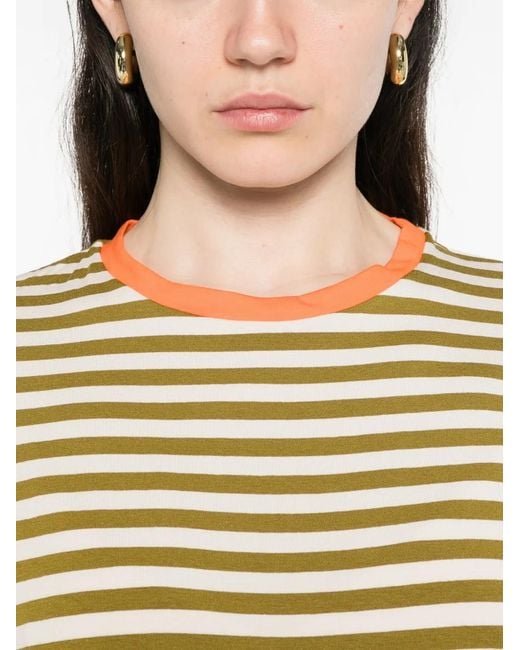 Niu Metallic Striped T-Shirt