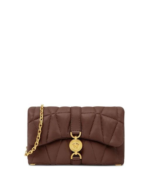 Borsa Kleio Mini di Versace in Brown