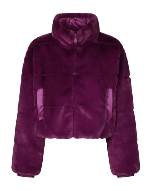 Save The Duck Purple Panelled Jacket