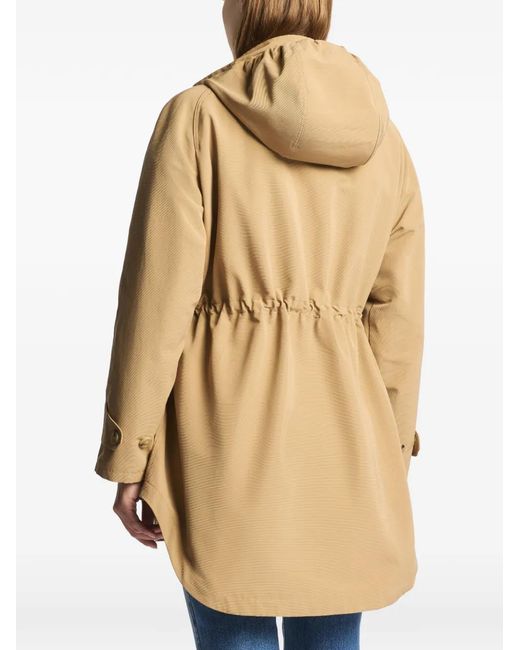 Fay Natural Hooded Parka Coat