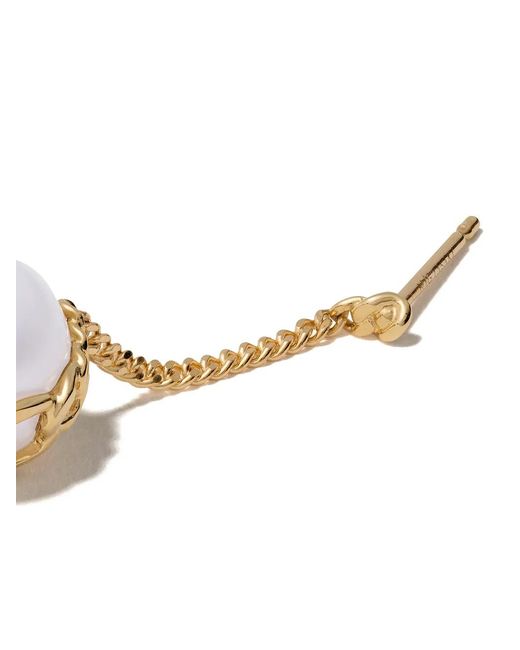 Tasaki White 18Kt M/G Pearl Earrings