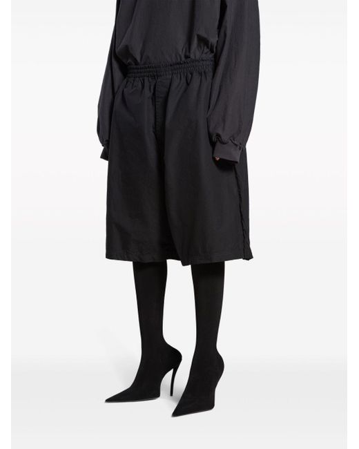 Balenciaga Black Hybrid Shorts