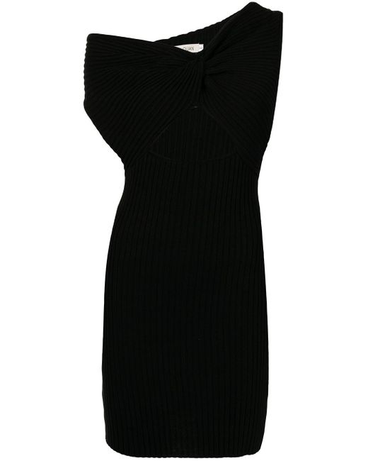 Anna Quan Cotton Zali Cut-out Mini Dress in Black - Lyst