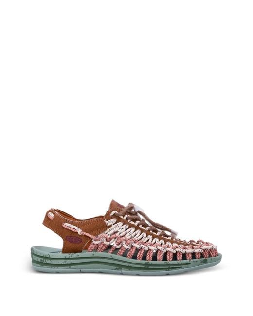 Keen Brown Uneek Lea Cord-Embellished Sandals