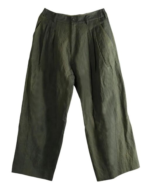 Ziggy Chen Gray Wide-Leg Trousers for men