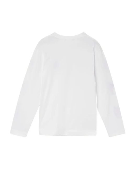Simone Rocha White Ribbon Long-Sleeve Sweatshirt for men