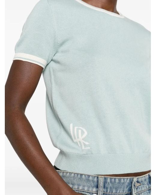 Ralph Lauren Blue Logo-Motif Short-Sleeve T-Shirt
