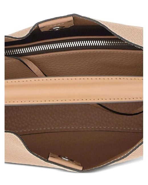 Gianni Chiarini Natural Large Hammered Tote Bag
