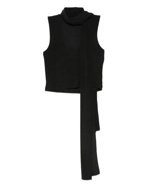 Blusa Con Scollo Ampio di AYA MUSE in Black