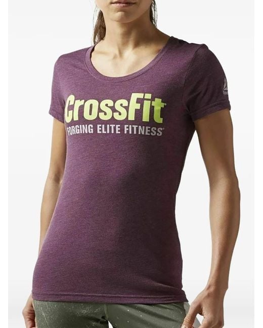 Reebok Purple X Crossfit Elite Fitness T-Shirt