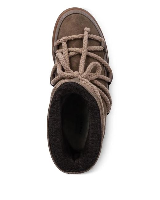 Inuikii Brown Panelled Boots