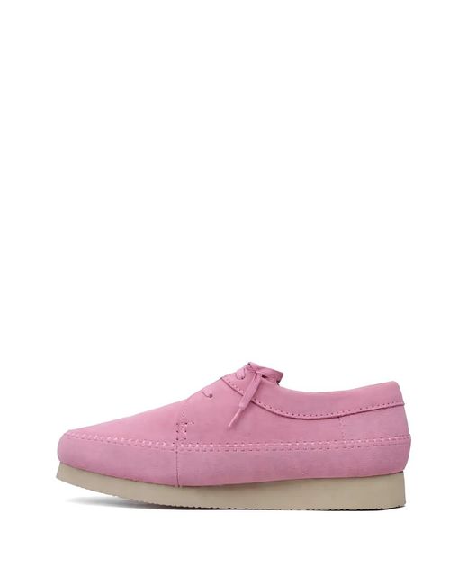 Derby Weaver di Clarks in Pink da Uomo