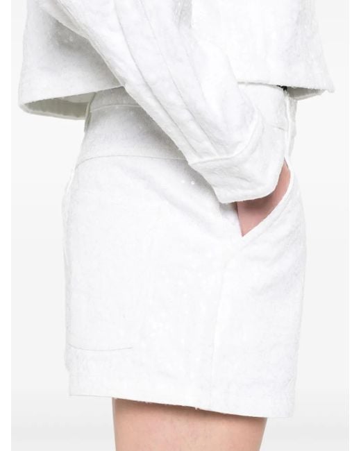 IRO White Melya Shorts