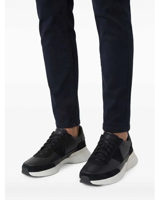 Clarks Black Craft Pace Sneakers for men