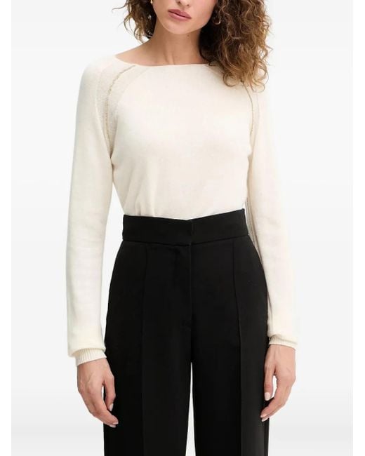 Jersey con apliques Silvian Heach de color White